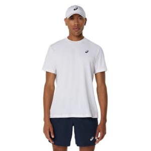 Asics เสื้อเทนนิสผู้ชาย Men’s Court SS Top | Brilliant White ( 2041A339-100 )