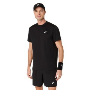 Asics เสื้อเทนนิสผู้ชาย Men’s Court SS Top | Performance Black ( 2041A339-001 )
