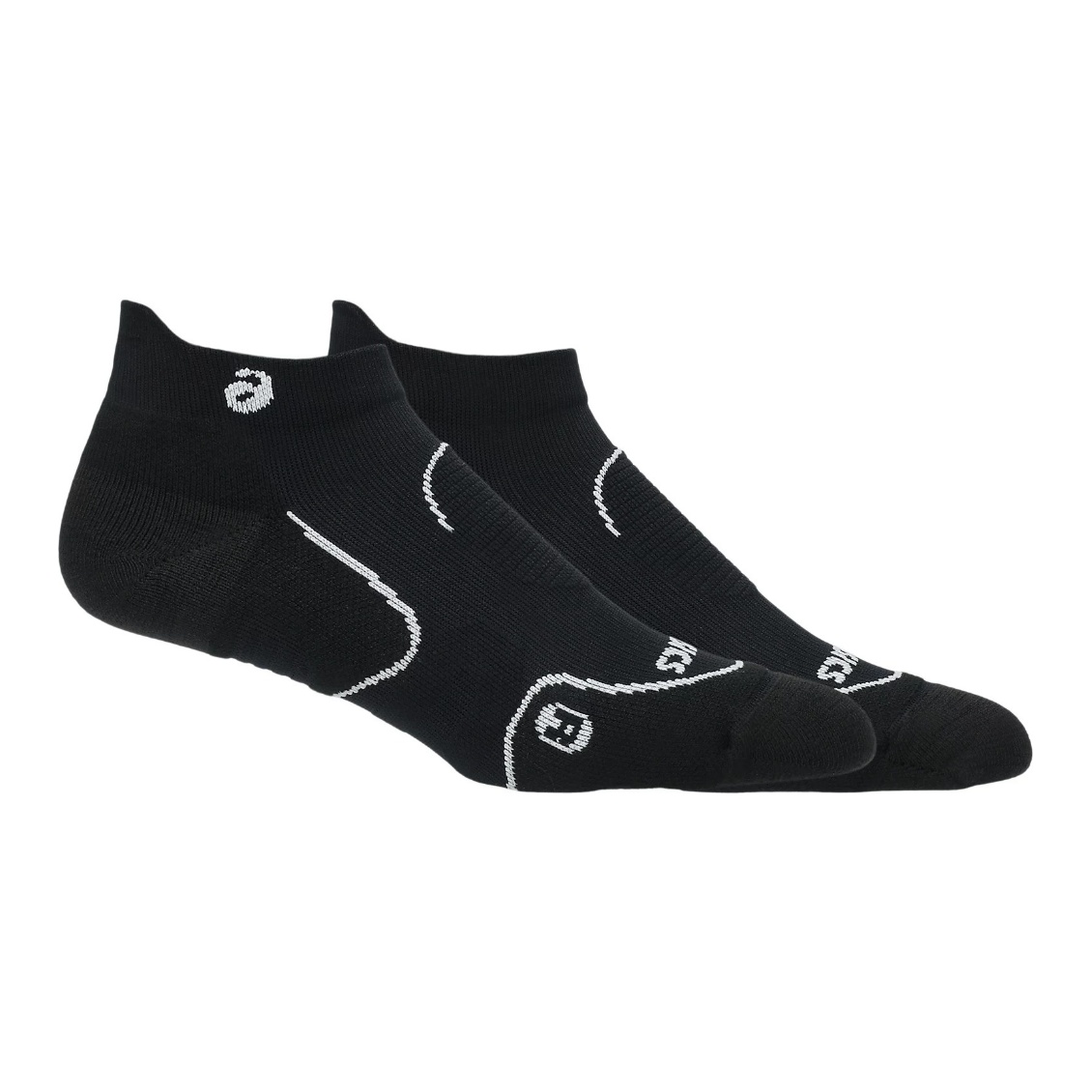 Asics ถุงเท้าเทนนิส Court+Tennis Ankle Socks | Performance Black ( 3043A134-001 )
