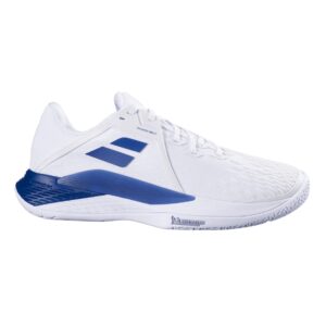 Babolat รองเท้าเทนนิสผู้ชาย Propulse Fury 3 All Court Men | White / Dark blue ( 30S26208B-1069 )