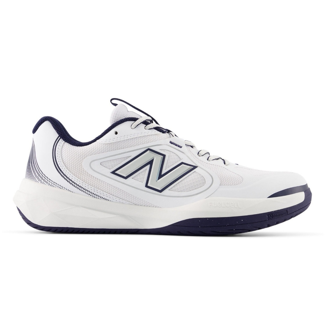 New Balance รองเท้าเทนนิสผู้ชาย New Balance 796 Wide (2E) Tennis Shoes | White/Navy ( M7964RA )