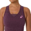 Asics เสื้อเทนนิสผู้หญิง Women’s Match Jacquard Dress | Dark Aubergine ( 2042A458-500 ) - Image 4