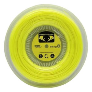 Grapplesnake เอ็นไม้เทนนิส CES Neon Dust  1.23mm Tennis String Reel | Neon yellow ( CESNEONDUST )