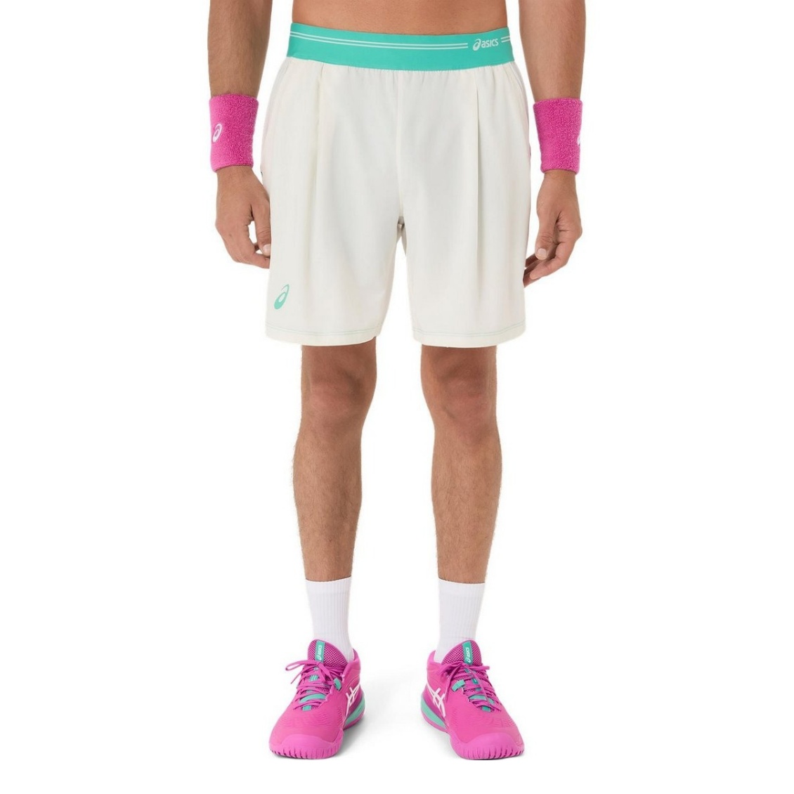 Asics กางเกงเทนนิสผู้ชาย Men’s Game 7In Short | Cream ( 2041A382-100 )