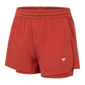 Tecnifibre กางเกงเทนนิสผู้หญิง Stretch Short | Terracotta ( 23WSHOTE6 )