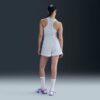 Nike เสื้อเทนนิสผู้หญิง Women's Court Slam Tennis Tank Top | Football Grey/White/Medium Ash ( FZ6475-085 ) - Image 3