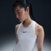 Nike เสื้อเทนนิสผู้หญิง Women's Court Slam Tennis Tank Top | Football Grey/White/Medium Ash ( FZ6475-085 ) - Image 4