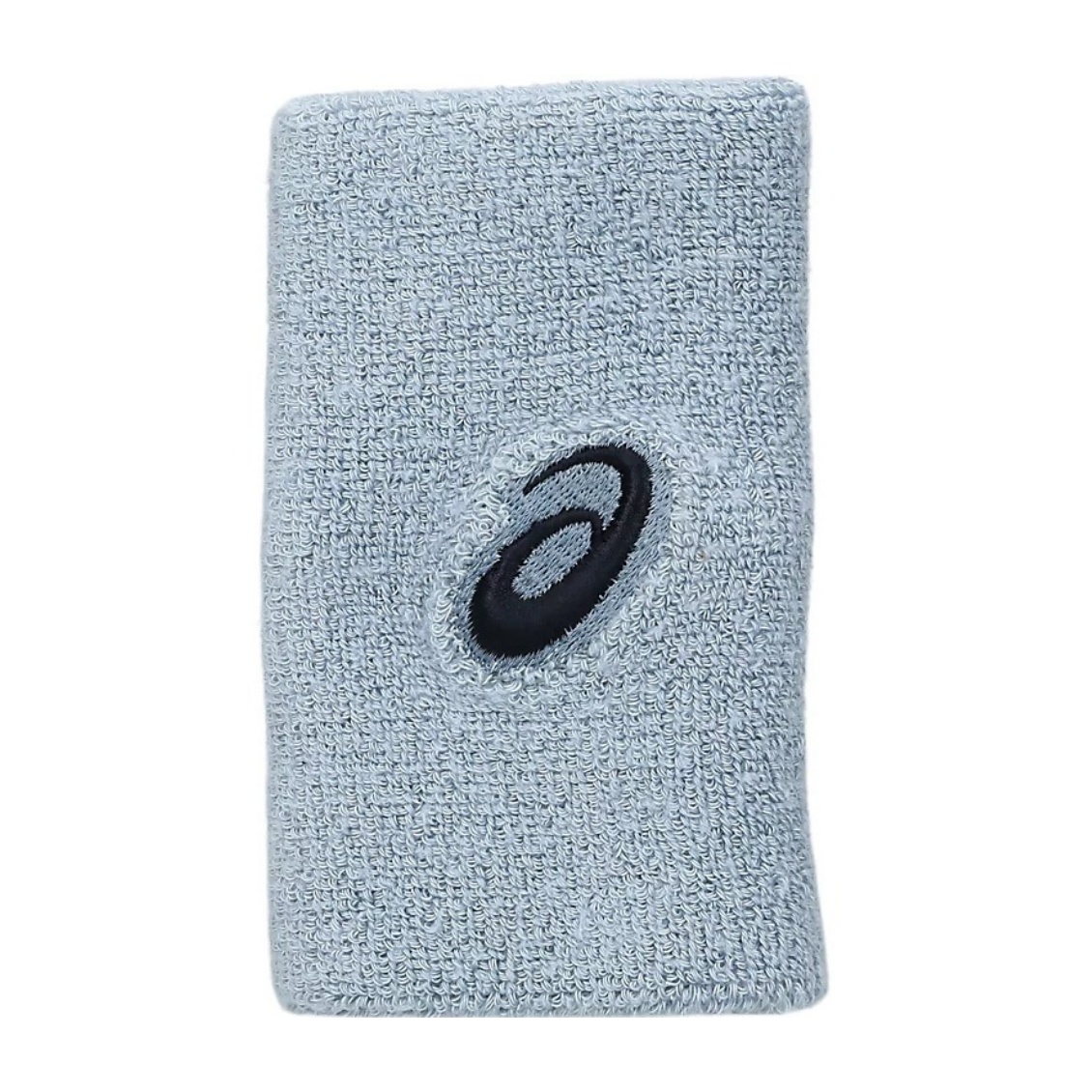 Asics ปลอกรัดข้อมือเทนนิสแบบยาว Wrist Band Pair Long | Grey Blue ( 3043A142-400 )