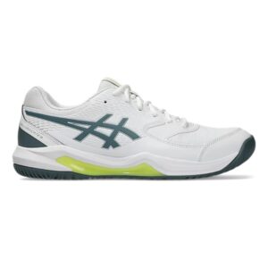 Asics รองเท้าเทนนิสผู้ชาย Gel-Dedicate 8 | White/Ironclad ( 1041A408-108 )