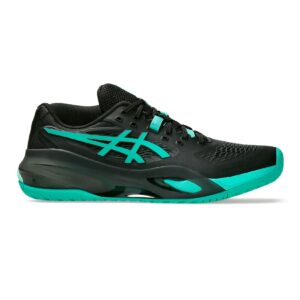 Asics รองเท้าเทนนิสผู้ชาย Gel-Resolution X | Black/Aurora Green ( 1041A481-003 )