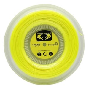 Grapplesnake เอ็นไม้เทนนิส Liquid Neon Dust  1.25mm Tennis String Reel | Neon yellow ( LIQUIDNEONDUST )