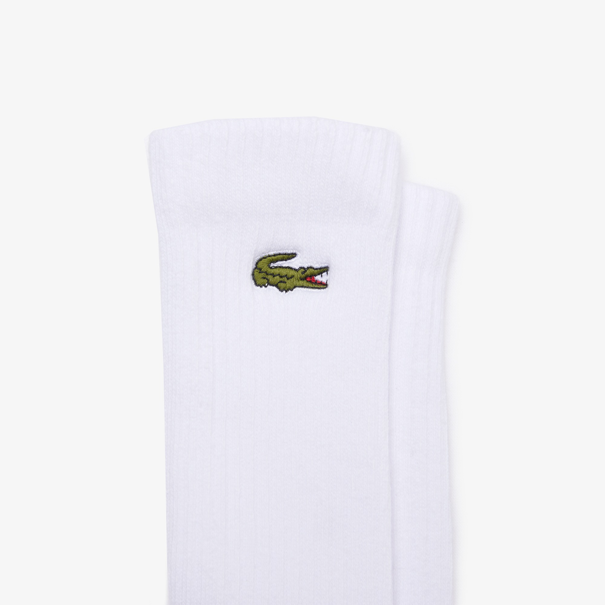 Lacoste ถุงเท้าเทนนิส 3-Pack Sport Socks | White ( RA4182-10-Z92 ) - Image 3