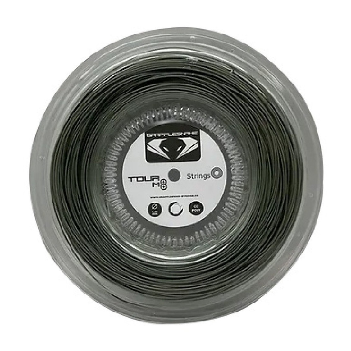 Grapplesnake เอ็นไม้เทนนิสแบ่งขาย Tour M8 1.25mm/1.30mm Tennis String Reel | Olive Green ( TOURM8 )