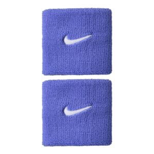 Nike ปลอกรัดข้อมือเทนนิสแบบสั้น Tennis Premier Singlewide Wristbands 2-Pack | Sapphire / White ( N0002467 )