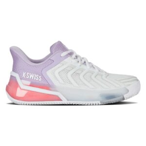 K-Swiss รองเท้าเทนนิสผู้หญิง Ultrashot 4 Clay | White/Orchid Petal/Neon Blaze ( 94438-182 )