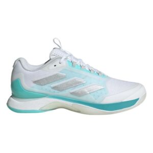 Adidas รองเท้าเทนนิสผู้หญิง Avacourt 2 | White/Silver Metallic/Aqua ( JR2053 )