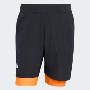 Adidas กางเกงเทนนิสผู้ชาย Climacool Shorts & Inner Shorts Set | Black ( KB3385 )