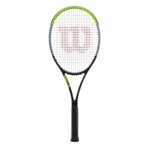 Wilson ไม้เทนนิส Blade 98s V7 Tennis Racket | Black/Green/Grey ( WR013811U2 )