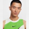 Nike เสื้อเทนนิสผู้ชาย Men's Court Slam Dri-Fit ADV | Sail/Mean Green/Black ( IF1200-133 ) - Image 2