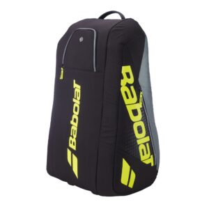Babolat กระเป๋าเทนนิส RH12 Pure Aero Tennis Bag | Metallic Grey/ Black/ Fluo Yellow ( 751238 )