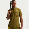 Nike เสื้อเทนนิสผู้ชาย Men's Court Slam Dri-FIT ADV Tennis Polo | Olive Flak/Olive Flak/White ( IB1020-368 ) - Image 2