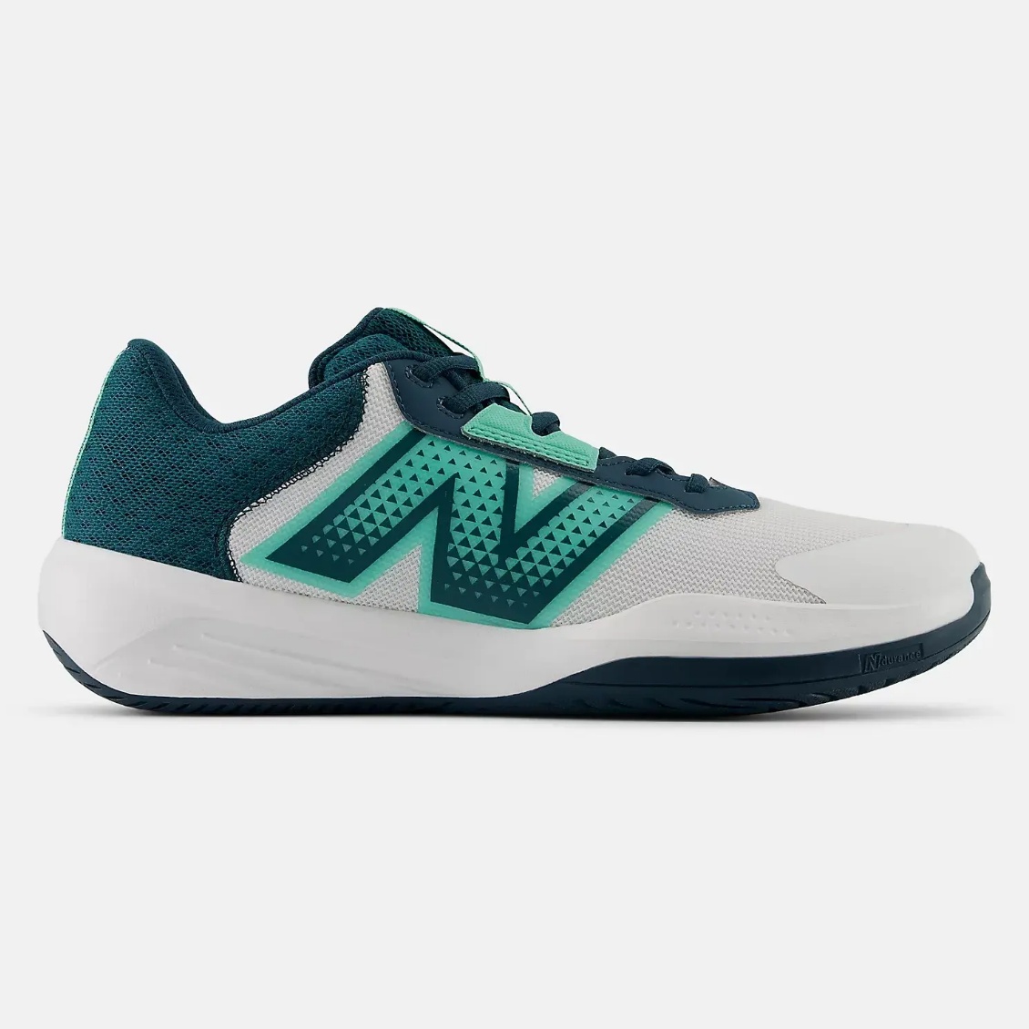 New Balance รองเท้าเทนนิสผู้ชาย 696v6 Tennis Shoes | white/medusa green ( M6962Z6 )