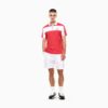 EA7 เสื้อเทนนิสผู้ชาย Pro Zip-Up Polo Shirt | Red ( 7M001528AF22175U5072 ) - Image 3