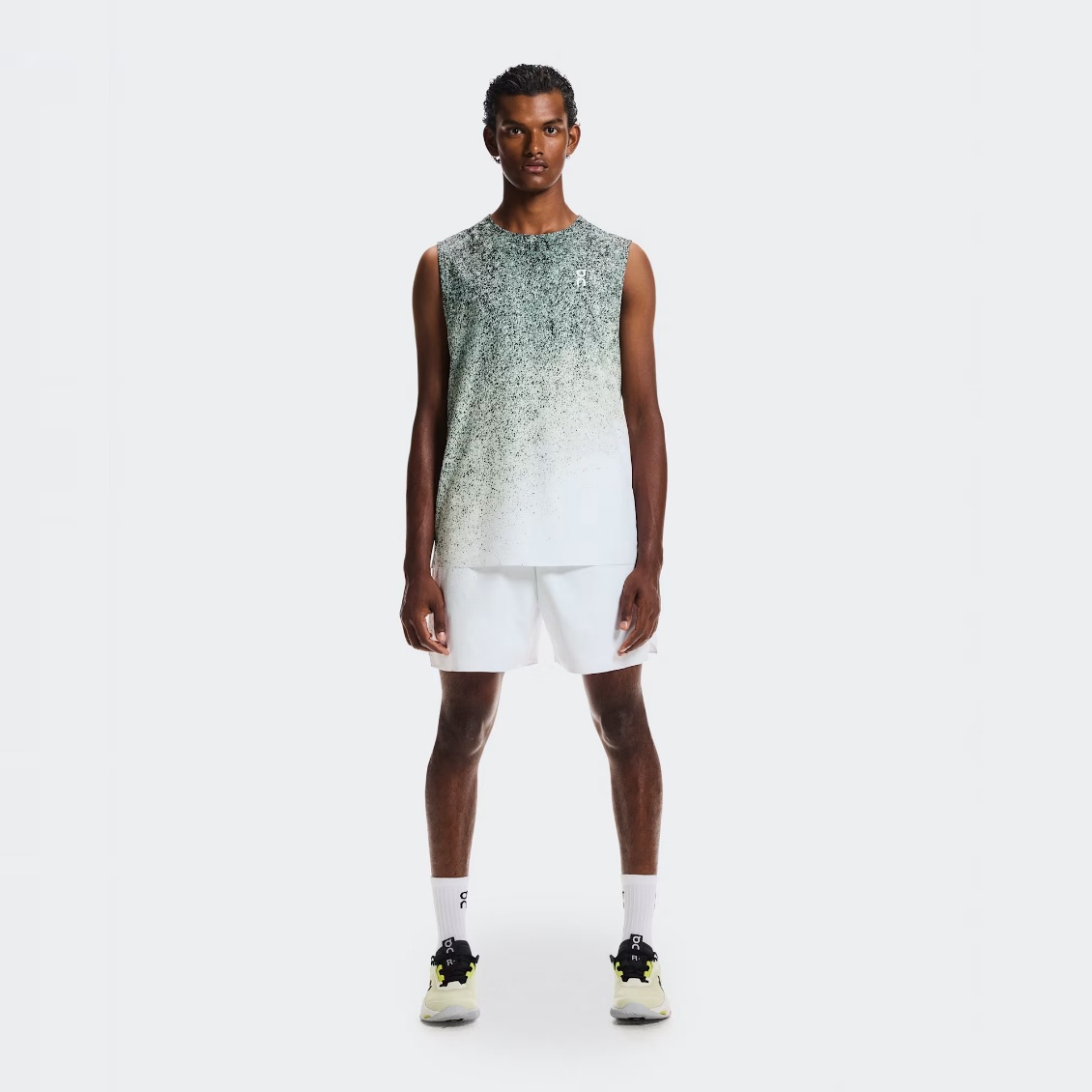 On เสื้อเทนนิสผู้ชาย Court Tank Fade | Mineral | White ( 1MG11190250 ) - Image 4
