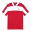 EA7 เสื้อเทนนิสผู้ชาย Pro Zip-Up Polo Shirt | Red ( 7M001528AF22175U5072 )
