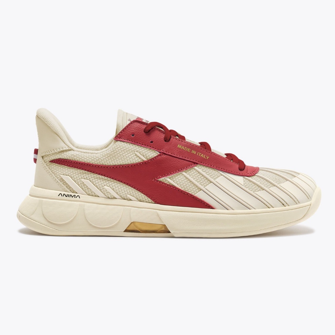 Diadora รองเท้าเทนนิสผู้ชาย B. Elite Star | White / Garnet ( 101.181500_C7114 )