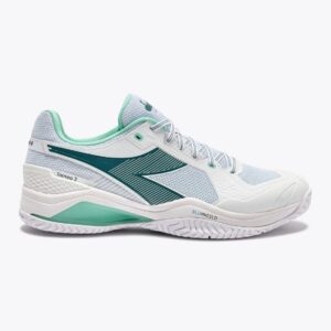 Diadora รองเท้าเทนนิสผู้ชาย Blushield Torneo 3 AG | White/Shaded Spruce ( 101181466C9027 )