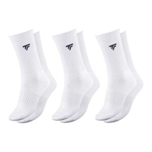 Tecnifibre ถุงเท้าเทนนิส Tennis Classic Sock 3 Pairs | White ( 24CLASWH69 )