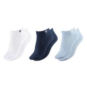 Tecnifibre ถุงเท้าเทนนิส Tennis Low-Cut Sock 3 Pairs | White / Marine / Glacier ( 24LOWCAS65 )