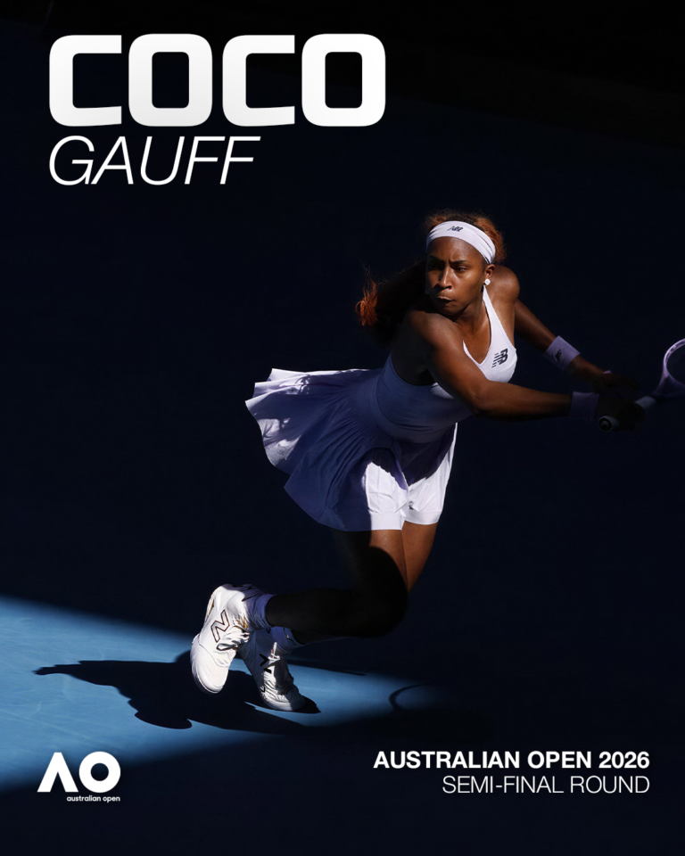 Coco gauff In Australian Open 2026