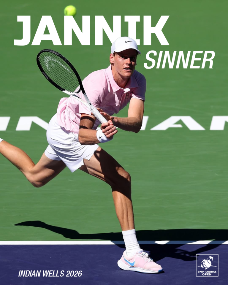 Jannik Sinner In Indian wells open 2026