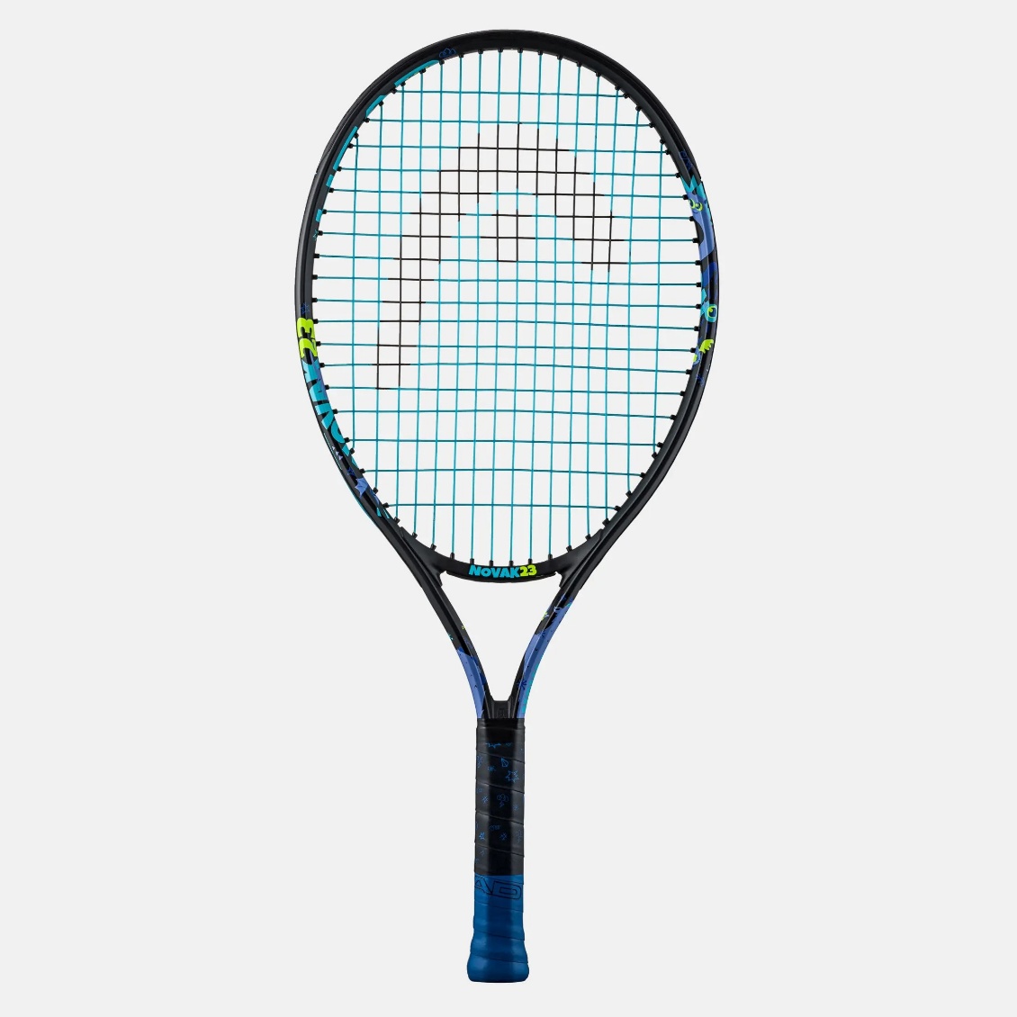 Head ไม้เทนนิสเด็ก Novak 23 Junior 2026 Tennis Racket | Black/Blue ( 235014 )