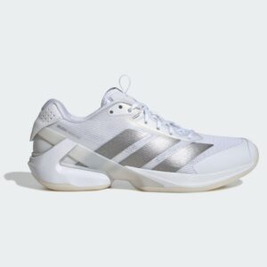 Adidas รองเท้าเทนนิสผู้หญิง Adizero Ubersonic 5 Tennis Shoes | Cloud White / Silver Metallic / Cloud White ( IH8103 )