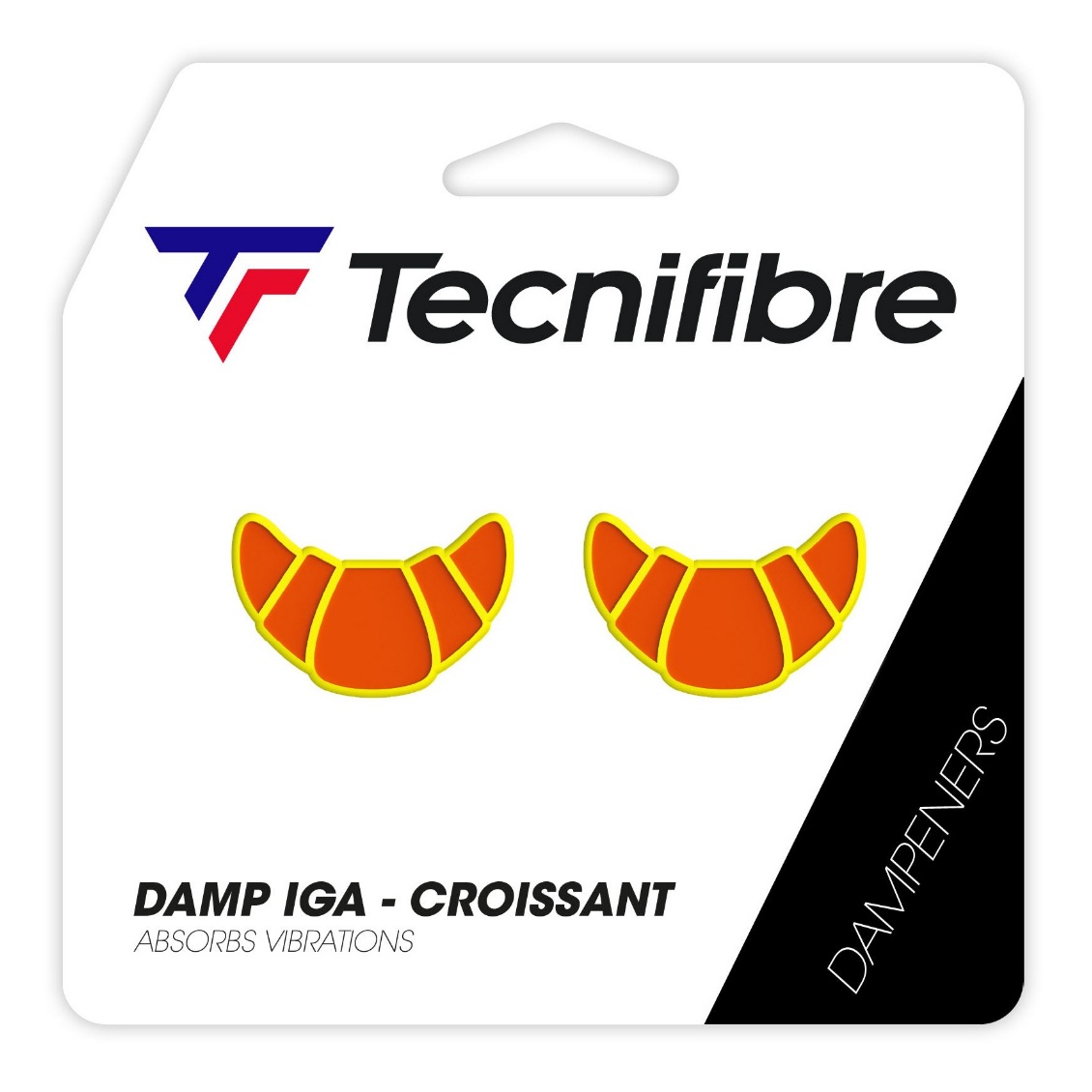 Tecnifibre ยางกันสะเทือน Damp IG Croissant | Orange / Yellow ( 53CROIIGDA ) - Image 3