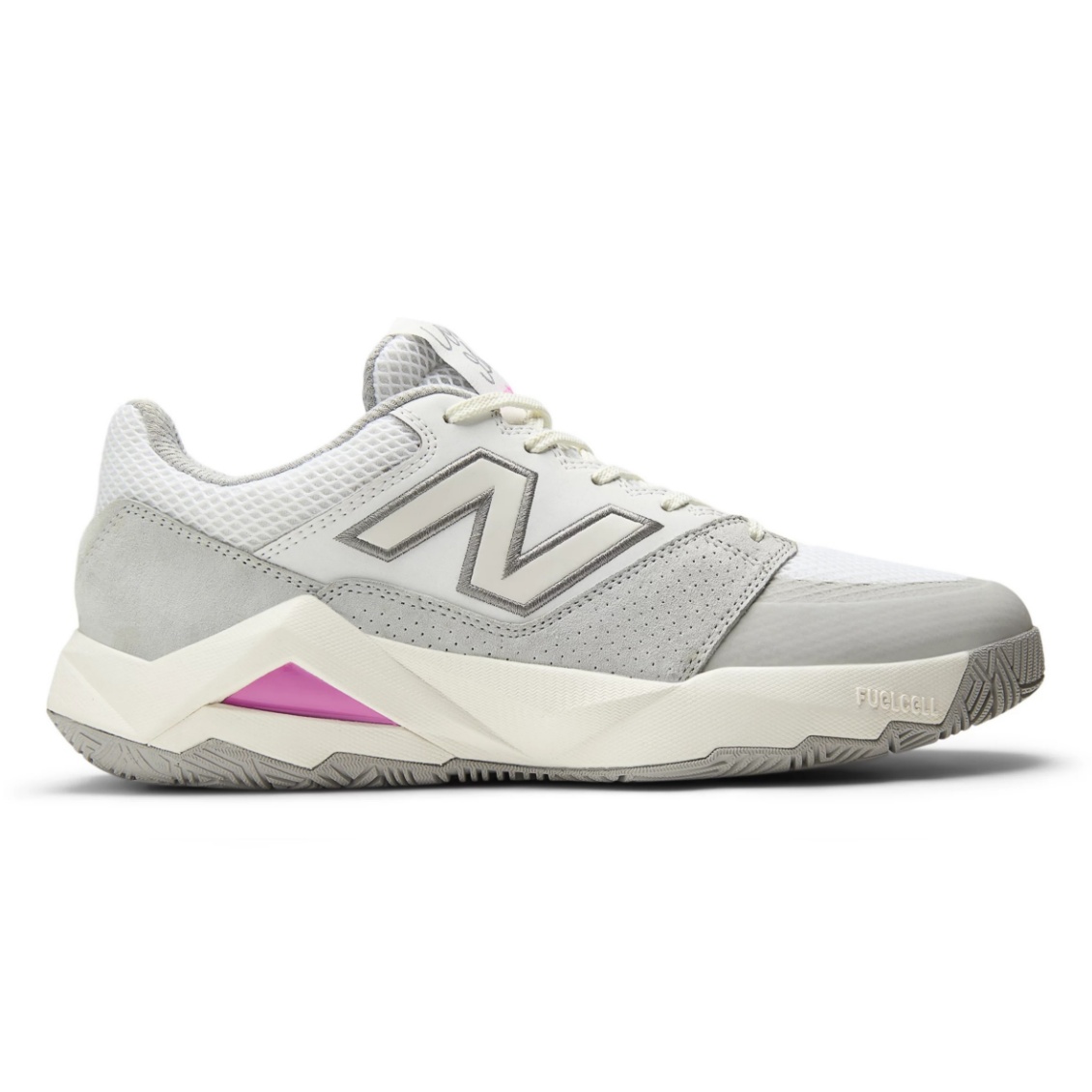 New Balance รองเท้าเทนนิสผู้ชาย Coco Delray Tennis Shoes | White with Pink Heat ( MCOD2KY )