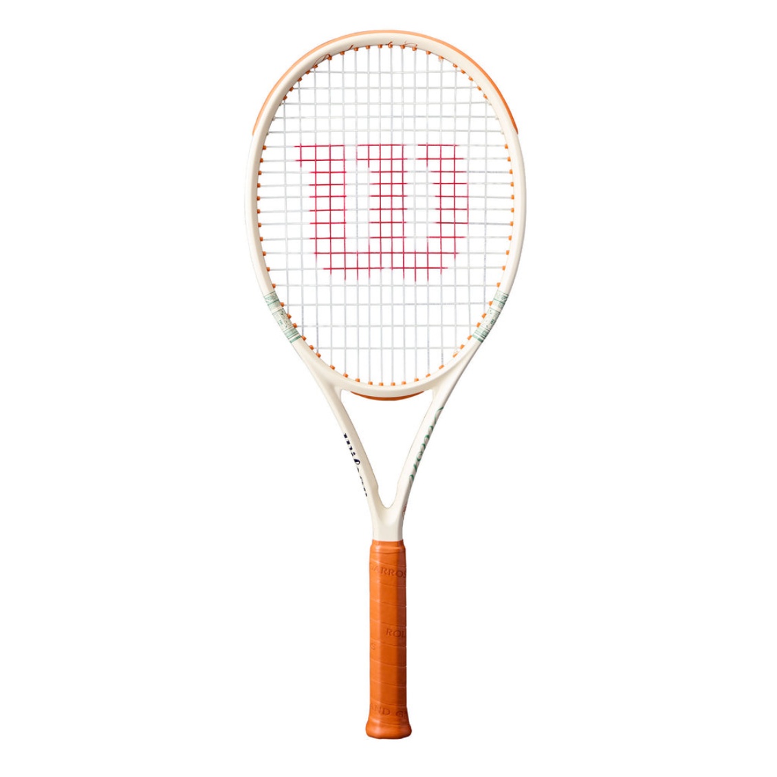 Wilson ไม้เทนนิส Clash 100 V3 RG 2026 Tennis Racket | Clay/Cream ( WR201811U )
