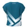 Fourteen เสื้อเทนนิสผู้หญิง Women's F14 Women Performance Crop Top | Petrol/White ( FOURTEEN14T ) - Image 5