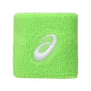 Asics ปลอกรัดข้อมือเทนนิสแบบสั้น Wrist Band Pair | Illuminate Green ( 3043A143-300 )
