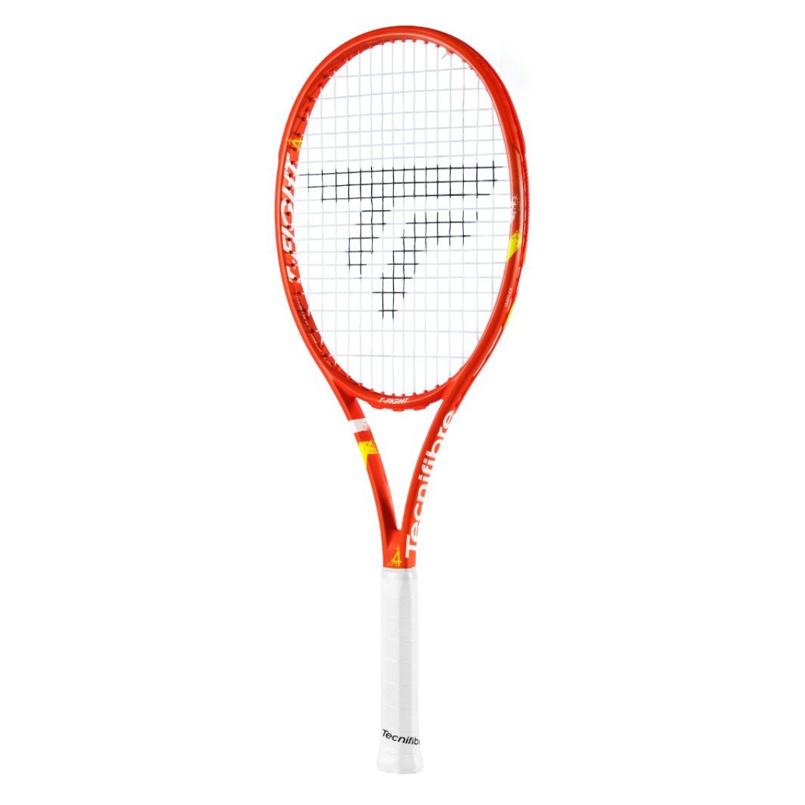 Tecnifibre ไม้เทนนิส T-Fight 300S IG Tennis Racket Grip 1,2,3 | Orange/Yellow/White ( 14FI30SIG2 ) - Image 7