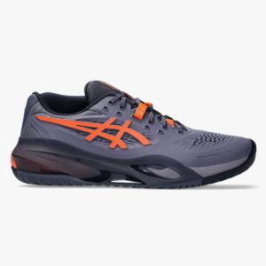 Asics รองเท้าเทนนิสผู้ชาย Gel-Resolution X | Greyish Purple/Nova Orange ( 1041A481-500 )