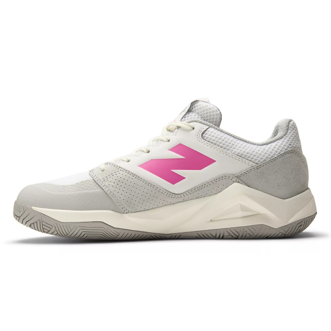 New Balance รองเท้าเทนนิสผู้ชาย Coco Delray Tennis Shoes | White with Pink Heat ( MCOD2KY ) - Image 3