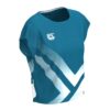 Fourteen เสื้อเทนนิสผู้หญิง Women's F14 Women Performance Crop Top | Petrol/White ( FOURTEEN14T ) - Image 2
