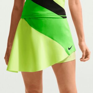 Nike กระโปรงเทนนิสผู้หญิง Women's Court Slam Tennis Skirt | Mean Green/Light Lemon Twist/Black ( NKII3233-307 )