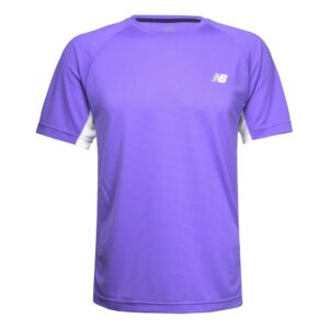 New Balance เสื้อเทนนิสผู้ชาย Men's Tournament Novelty Top | electric indigo ( MT53411-EER )