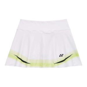 Yonex กระโปรงเทนนิสผู้หญิง Women's Melbourne Tournament Skirt | White ( ABDTY26183B )
