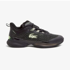 Lacoste รองเท้าเทนนิสผู้ชาย AG-LT23 Ultra Tennis Shoes | Black / Light Green ( 750SMA00072J9 )